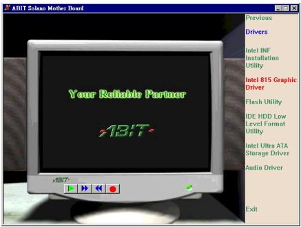 ABIT SE6R2 - Appendix B. Installing the VGA Driver for Windows® 98 SE - 2