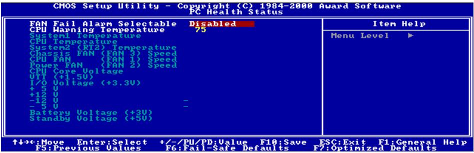 ABIT SE6R2 - 3-8. PC Health Status - 1