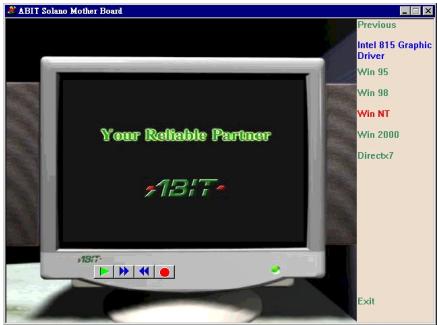 ABIT SE6R2 - Appendix E. Installing the VGA Driver for the Windows® NT 4.0 Server/Workstation - 3