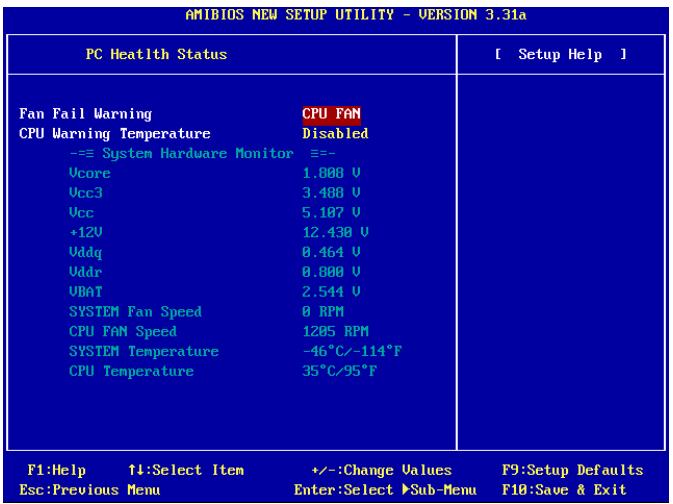 ABIT SI7 - 3-8. PC Health Status - 1