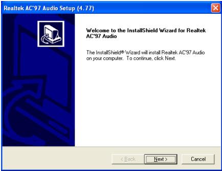 ABIT SI7 - Appendix C. Install Audio Driver - 1