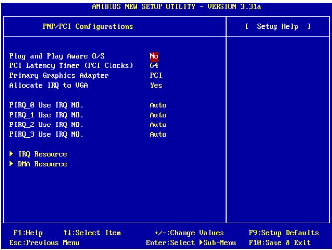 ABIT SI7 - 3-6. PnP/PCI Configurations - 1