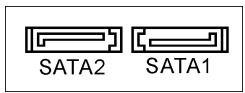ABIT SI7 - (13). Serial ATA Connectors [SATA1, SATA2] - 2