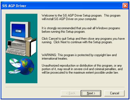 ABIT SI7 - Appendix A. Install SiS Chipset Driver - 1