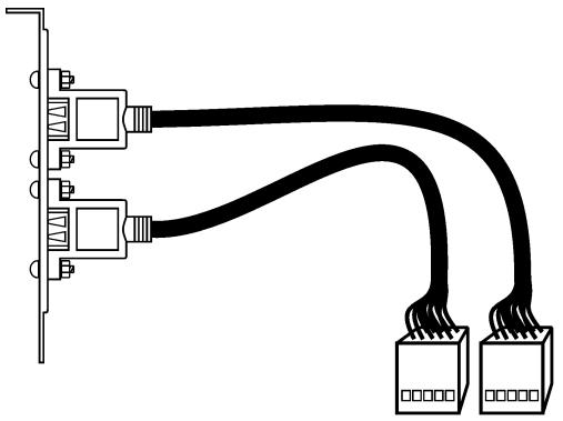 ABIT SI7 - (6). Additional IEEE1394 Port Headers [FP-1394-1, FP-1394-2] - 2
