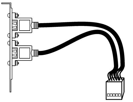 ABIT SI7 - (5). Additional USB Port Headers [FP-USB1, FP-USB2] - 2