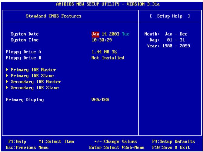 ABIT SI7 - 3-2. Standard CMOS Features - 1