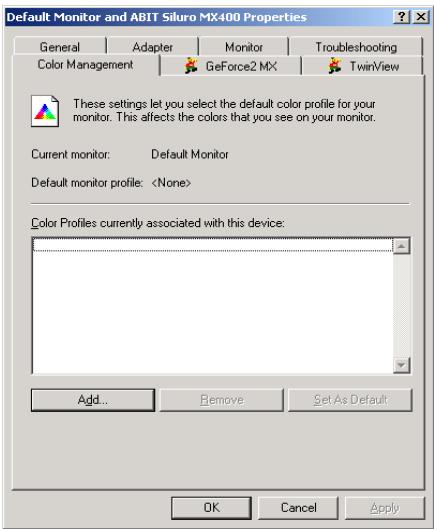 ABIT SILUROMX - Color Management - 1