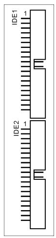 ABIT UL8 - (10). Floppy and IDE Disk Drive Connectors - 3