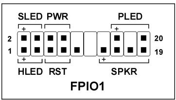 ABIT UL8 - (4). Front Panel Switches & Indicators Headers - 2