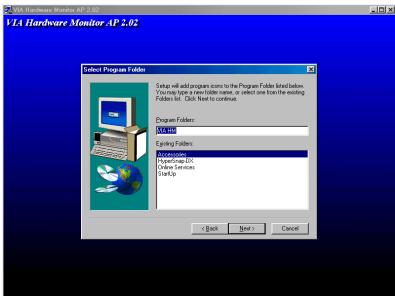 ABIT VH6 - Appendice h installation du moniteur système VIA - 6
