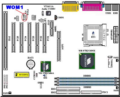ABIT VH6 - Irconnecteur IR (infrarouge) - 2