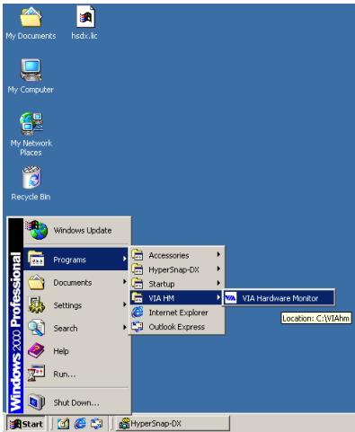 ABIT VH6 - Appendice h installation du moniteur système VIA - 11