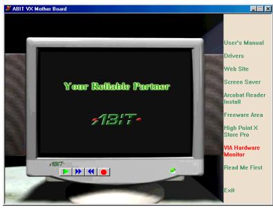 ABIT VH6 - Appendice h installation du moniteur système VIA - 1