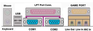 ABIT VL6 - Serial Port COM1 & COM2 Port Connector - 1