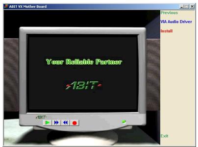 ABIT VL6 - Appendix G. Installing the VIA PCI Audio Drivers for Windows® 2000 - 4