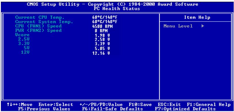 ABIT VL6 - 3-8. PC Health Status - 1