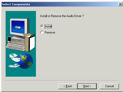 ABIT VL6 - Appendix G. Installing the VIA PCI Audio Drivers for Windows® 2000 - 7