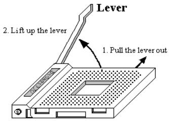 ABIT VL6 - 2-2. Installation of the Intel® Celeron™ (PPGA & FC-PGA) & Pentium® III (FC-PGA) processors - 1
