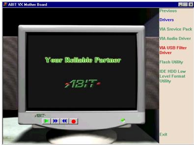 ABIT VL6 - Appendix C. Installing the VIA USB Filter Driver for Windows® 98 SE - 2