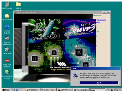 ABIT VP6 - Appendix F. Installing the VIA Hardware Monitor System - 3