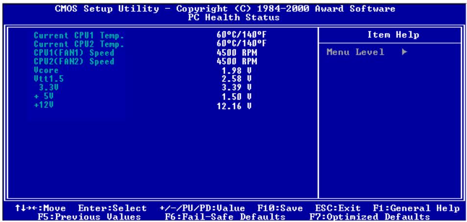 ABIT VP6 - 3-8. PC Health Status - 1
