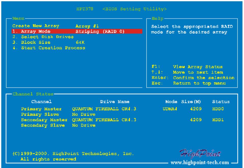 ABIT VP6 - 4-3-1. OPTION 1: Create RAID - 1
