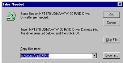 ABIT VP6 - Installing drivers with existing Windows NT: - 7