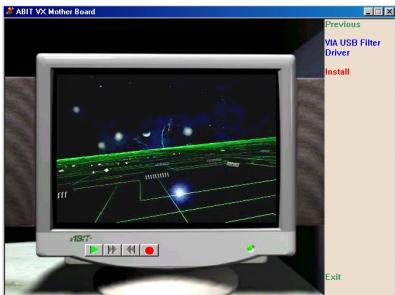 ABIT VP6 - Appendix B. Installing the VIA USB Filter Driver for Windows® 98 SE - 3