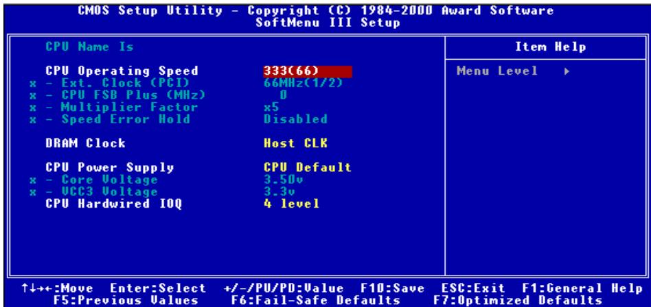 ABIT VP6 - 3-1. CPU Setup [SOFT MENU™ III] - 1