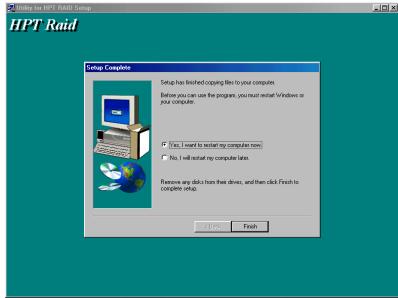 ABIT VP6 - 5-5. HPT370 Disk Array Utility Installation Guide - 10