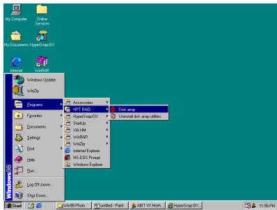 ABIT VP6 - 5-5. HPT370 Disk Array Utility Installation Guide - 11