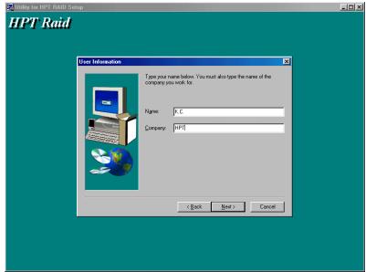 ABIT VP6 - 5-5. HPT370 Disk Array Utility Installation Guide - 6