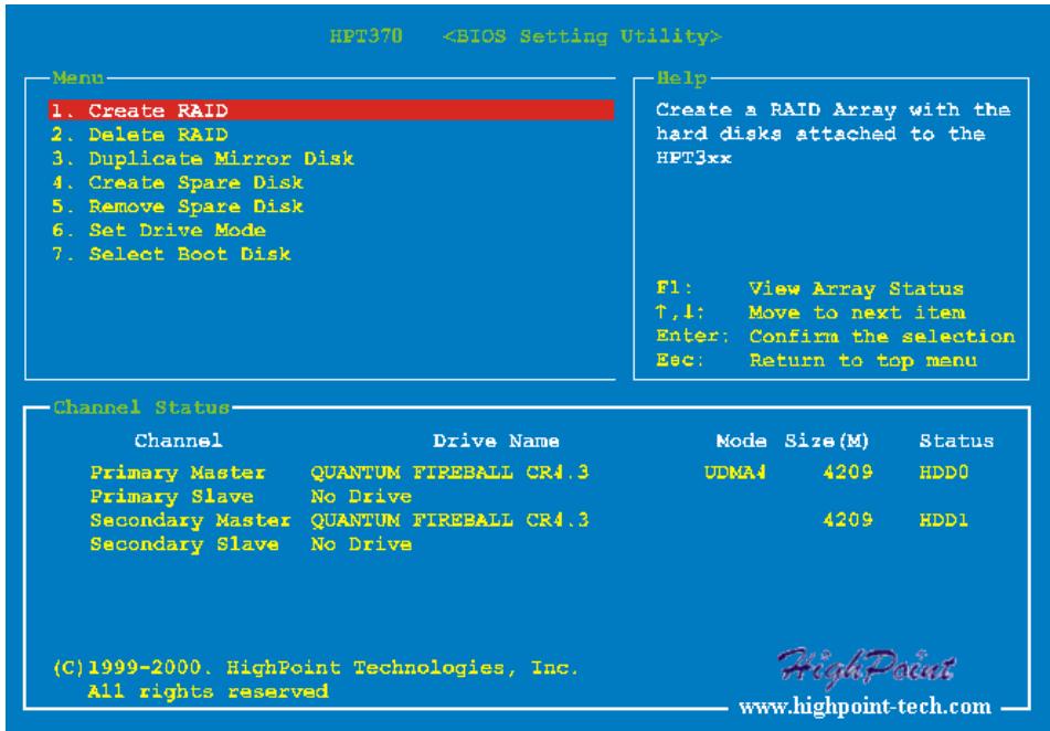 ABIT VP6 - 4-3. The BIOS Setting Menu - 1