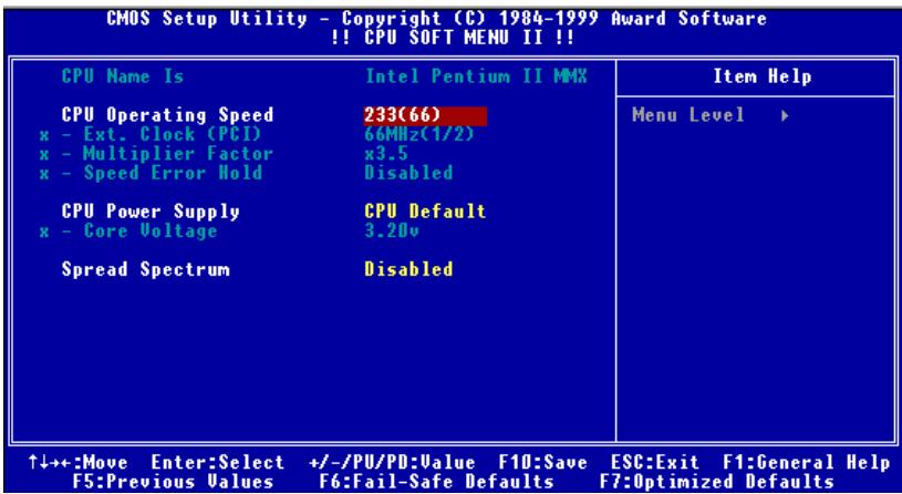 ABIT VT6X4 - 3-1. CPU Setup [SOFT MENU™ II] - 1