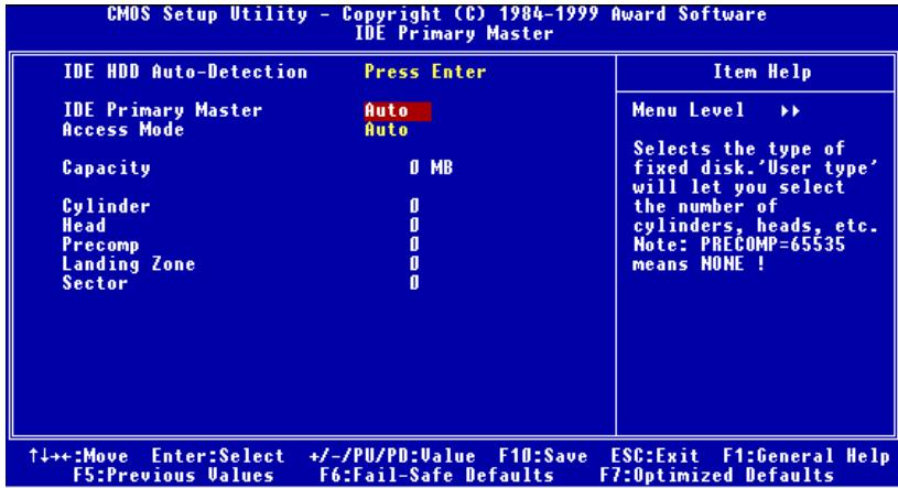 ABIT VT6X4 - IDE Primary Master / Slave and IDE Secondary Master / Slave: - 1
