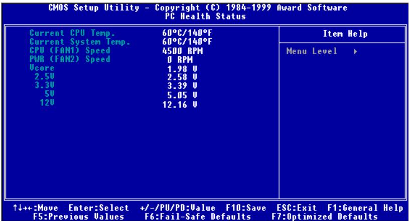 ABIT VT6X4 - 3-8. PC Health Status - 1