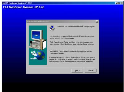 ABIT VT6X4 - Appendix G Installing The VIA Hardware Monitor System - 4