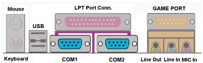 ABIT VT6X4 - Serial Port COM1 & COM2 Port Connector - 1