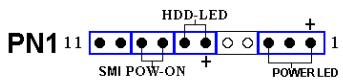 ABIT VT6X4 - PN2 (Pin 4-5-6-7): Speaker Header - 1