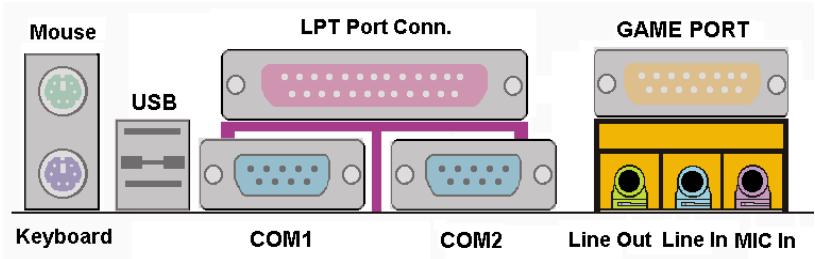 ABIT VT6X4 - Serial Port COM1 & COM2 Port Connector - 9