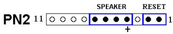 ABIT VT6X4 - PN1 (Pin 1-2-3-4-5): Power LED Headers - 2