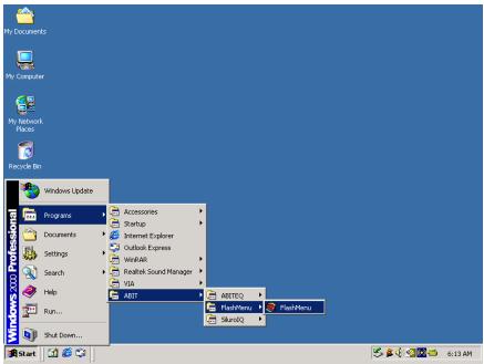 ABIT VT7 - Click [Finish] to complete setup. - 1