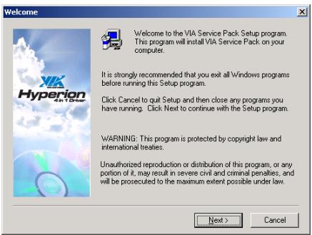 ABIT VT7 - Appendix A. Install VIA 4-in-1 Driver - 1