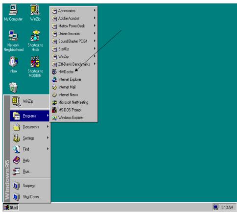 ABIT WX6 - Appendix H Hardware Monitoring Function (Installing the Winbond Hardware Doctor Utility) - 5