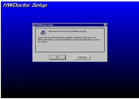 ABIT WX6 - Appendix H Hardware Monitoring Function (Installing the Winbond Hardware Doctor Utility) - 1
