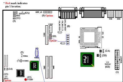 ABIT WX6 - WOM1: Wake On Ring Header - 1