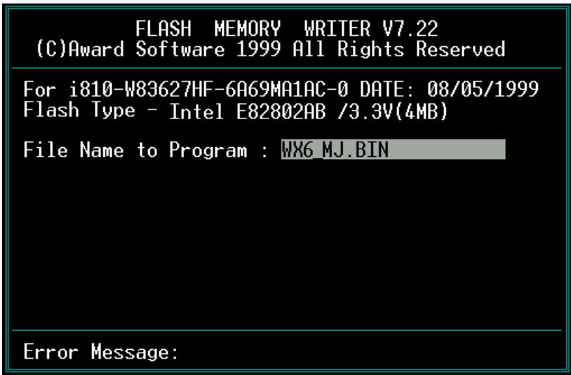 ABIT WX6 - Appendix F BIOS Flashing User Instructions - 1
