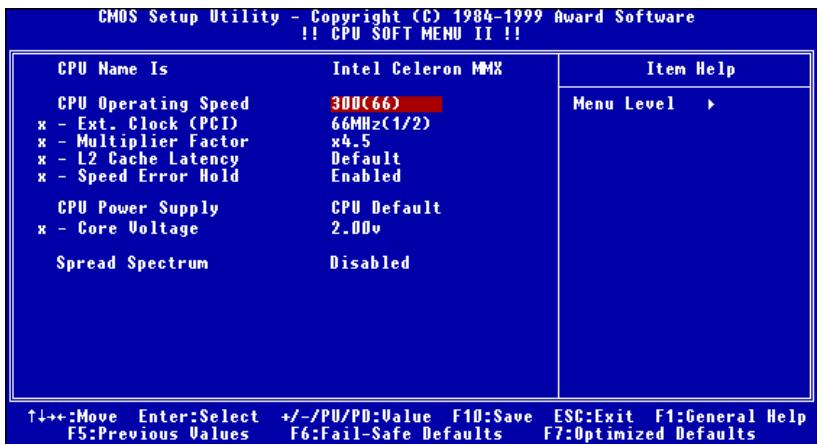 ABIT WX6 - 3-1. CPU Soft Menu™ II - 1