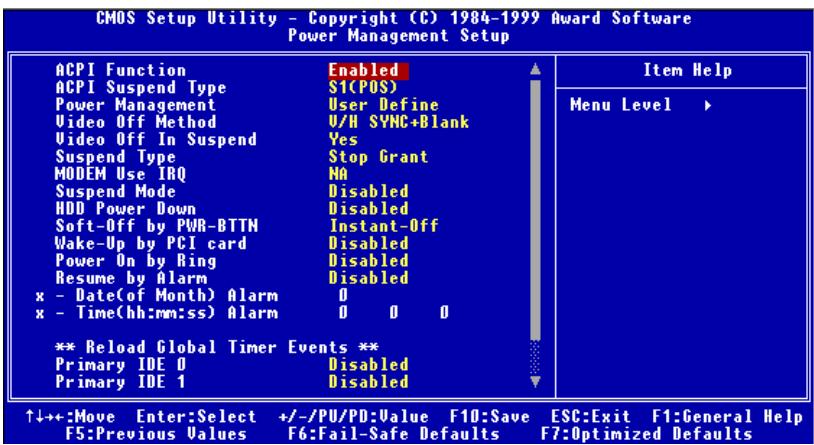 ABIT WX6 - 3-6. Power Management Setup Menu - 2